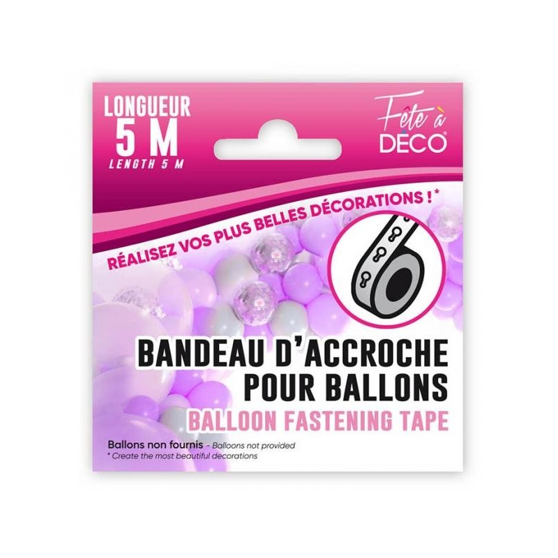 Bandeau d'Accroche pour Ballons 5 mètres