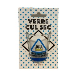 1 Verre cul sec "Très très bon anniversaire"