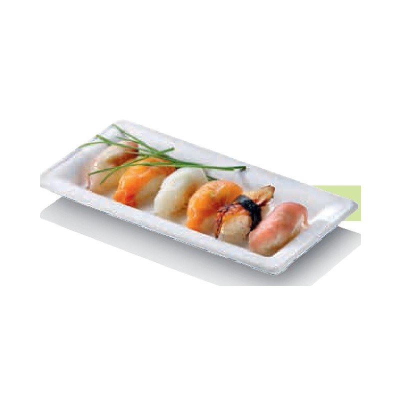Barquette Karo rectangles, canne à sucre, 26 x 13 prof. 1,5 cm