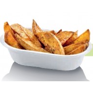 50 Barquettes à frites, canne à sucre – 18 x 11 prof. 4.3 cm, 320 ml