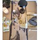 Chemin de Table Safari Mousseline Beige et Moka 28cmx3m