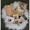 Fotoautomaten-Set Jolis Brins Terrakotta- und Goldpapier 10-tlg
