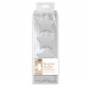 4 candele a stella metallizzate bianco