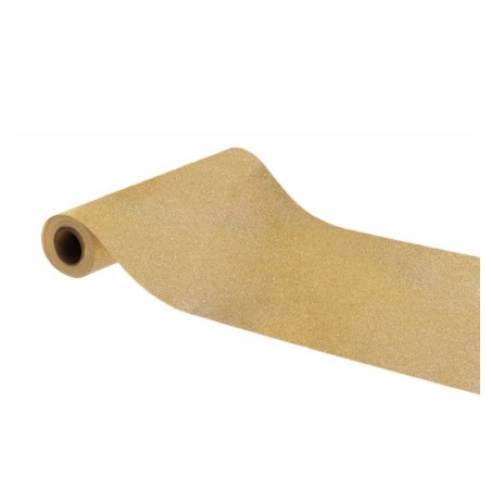 Runner da tavolo con paillettes premium oro  30 cm x 5 m