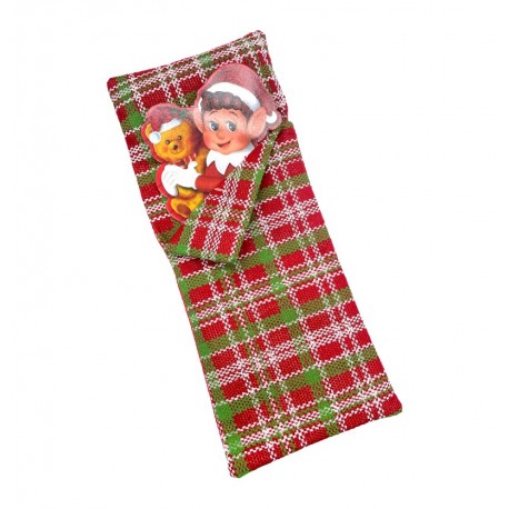 Schlafsack mit Kissen für Scherz-Elfe 12,5 cm x 1 cm x 30 cm