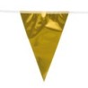 Foliengirlande 20 Wimpel 30 x 20 cm GOLD 10 m