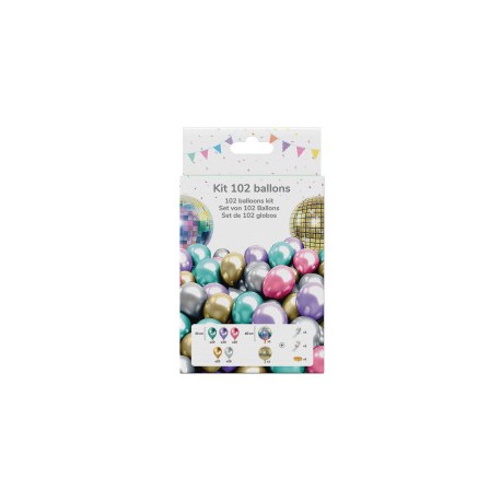Kit 102 DISCO-Ballons