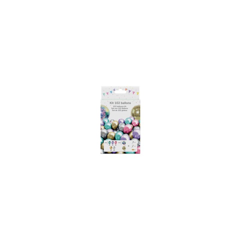 Kit 102 palloncini DISCO