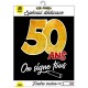 Tee-shirt zu unterschreiben 50 ans