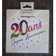 24 tovaglioli, 20 Ans, 3 veli, 33 x33 cm , multicolore