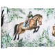 Runner da tavolo a forma di cavallo 30 cm x 5 m