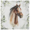 20 tovaglioli di carta a forma di cavallo 33x33cm, 3 veli