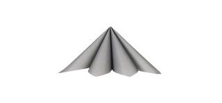 20 Serviettes rainbow, 40x40cm, argent