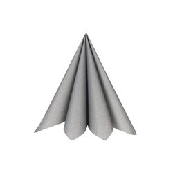 20 tovaglioli, 40x40 cm, argento