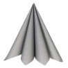 20 Serviettes rainbow, 40x40cm, argent