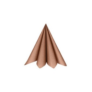 25 tovaglioli, 40x40 cm, bronzo