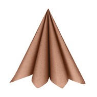 20 Servietten, 40x40cm, Bronze