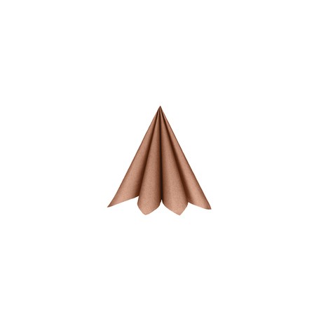 25 Serviettes rainbow, 40x40cm, bronze