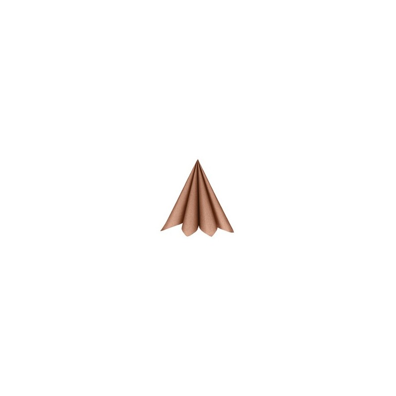 25 tovaglioli, 40x40 cm, bronzo