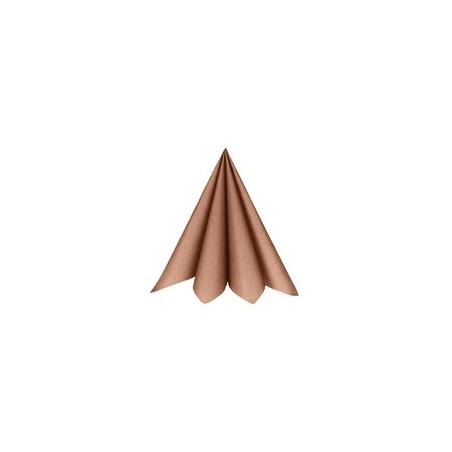 25 Serviettes rainbow, 40x40cm, bronze