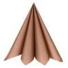 25 Serviettes rainbow, 40x40cm, bronze