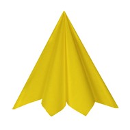 25 Serviettes rainbow, 40x40cm, jaune