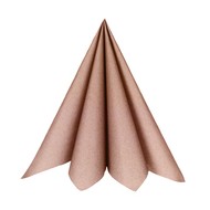 20 Servietten, 40x40cm, rosa gold