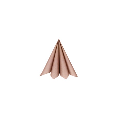 20 Servietten, 40x40cm, rosa gold