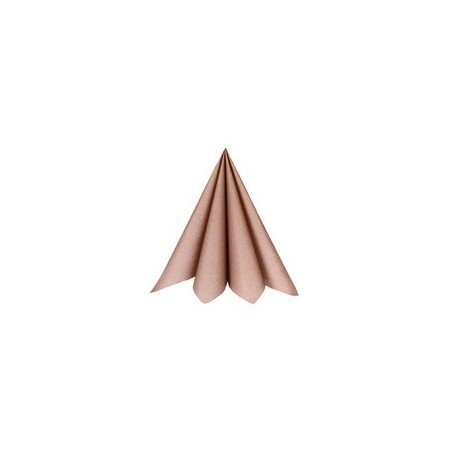 20 Servietten, 40x40cm, rosa gold