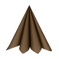 20 Serviettes rainbow, 40x40cm, chocolat