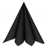 20 Serviettes rainbow, 40x40cm, noir