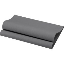 60 Serviettes Bio Dunisoft® 40 x 40 cm granite