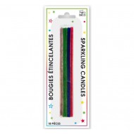Bougies étincellantes x 18