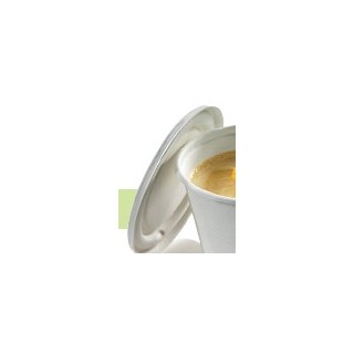 50 Couvercles pour gobelets à soupe no 10136, canne à sucre, 425 ml