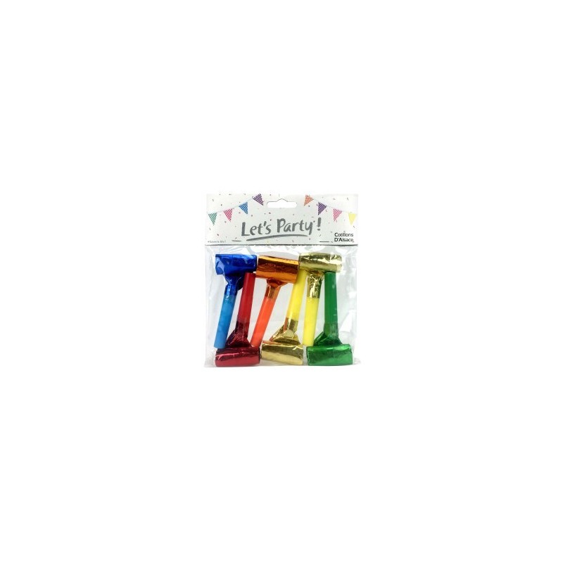 Sacchetto da 6 pezzi METAL COLOR non presentati