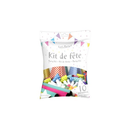 Pochette cotillons pour 10 personnes