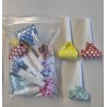 Sachet de 9 sans-gênes couleur assortie
