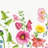 50 klassische Servietten,Flowy Meadow, 4plis, 40x40cm