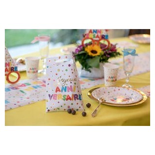 10 sacchetti di carta per dolcetti o piccoli regali di compleanno 16.5x23cm