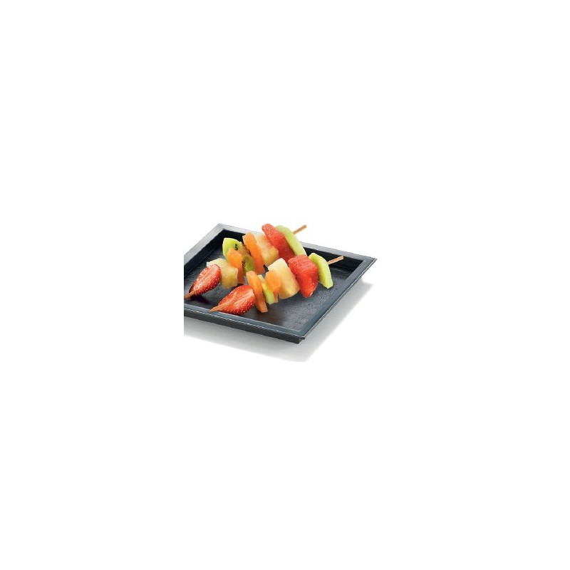 Mini vassoio Piedra nero, 130 x 130 x 12 mm