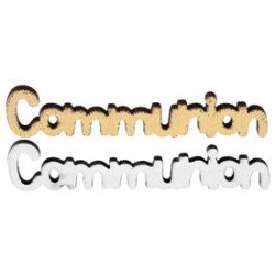 Cospargimenti per comunione oro 6x2,1cm 10 pezzi