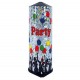 Tisch Bombe Maxi 27 cm Party Time Hologramm