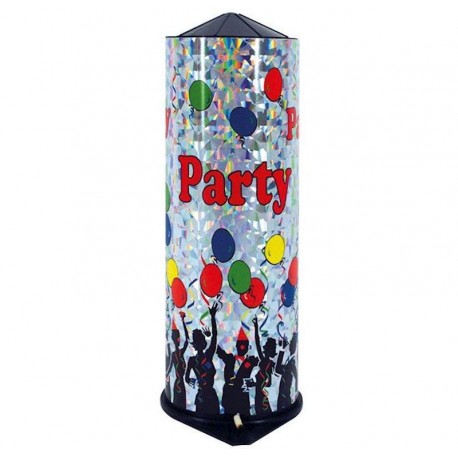 Tisch Bombe Maxi 27 cm Party Time Hologramm