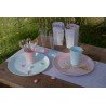 1 Assiette grande, Ø 27,4cm, Thermorétracté, bleu ciel