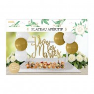 Plateau accroche ballons mariage