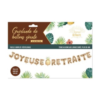 Girlande "Alles Gute zum Ruhestand", 3m
