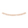 Buchstabengirlande „Happy Birthday“ aus Kraftkarton, 3m