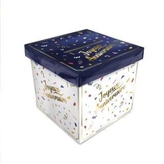 Urne en carton "Joyeux anniversaire" 