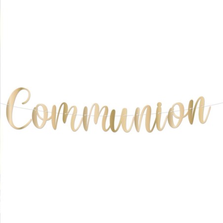Ghirlanda di lettere "Comunione", 2 m