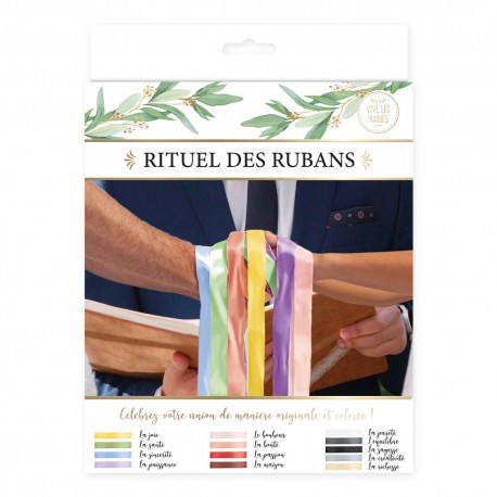 Jeu du rituel des rubans mariage
